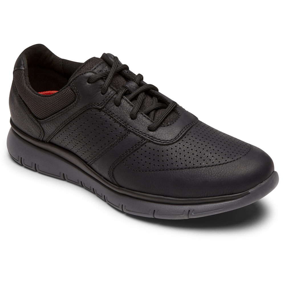 Rockport Mens Sneakers Black - Primetime Casual U Bal - UK 968-ARFYIE